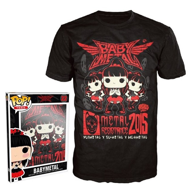 BABYMETAL Rock Poster Pop T-Shirt 【XSサイズ】 : BABYMETAL