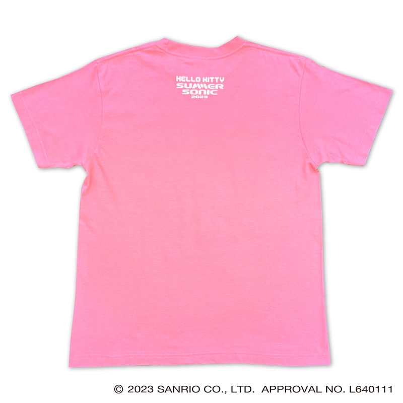 SUMMER SONIC｜HELLO KITTY Collaboration T-Shirt (L)ピンク : SUMMER