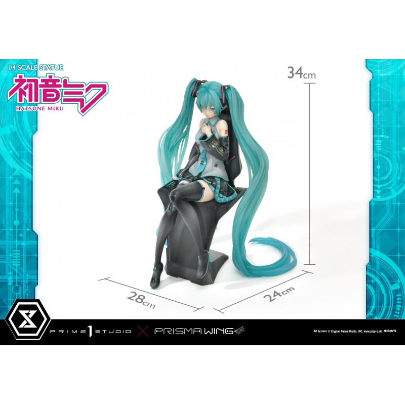 PRISMA WING 初音ミク “Art by neco” 1/4 スケール スタチュー : 初音