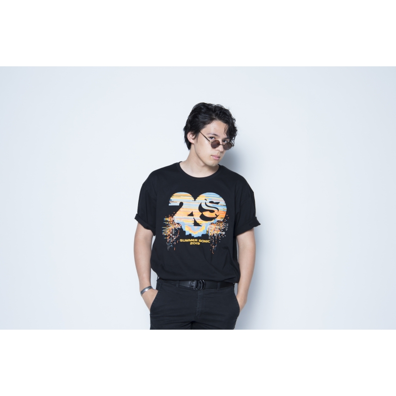 サマソニ20周年記念Tシャツ BLACK (S)※事後販売分 : SUMMER SONIC
