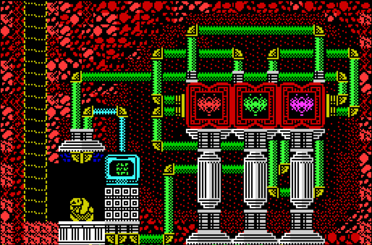 Cocoa and the Time Machine (ZX Spectrum & MSX) by Minilop