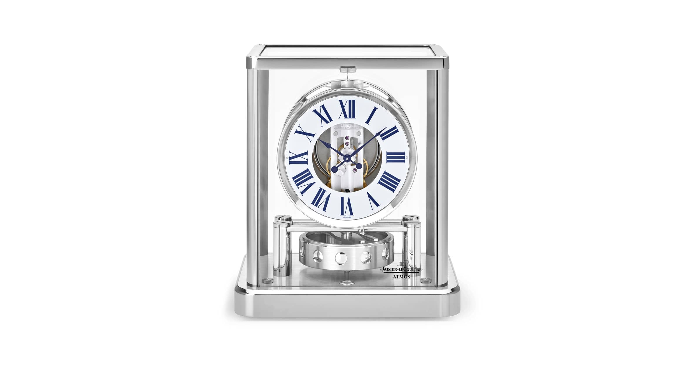 Rhodium-plated brass Unisex Watch Perpetual movement Atmos