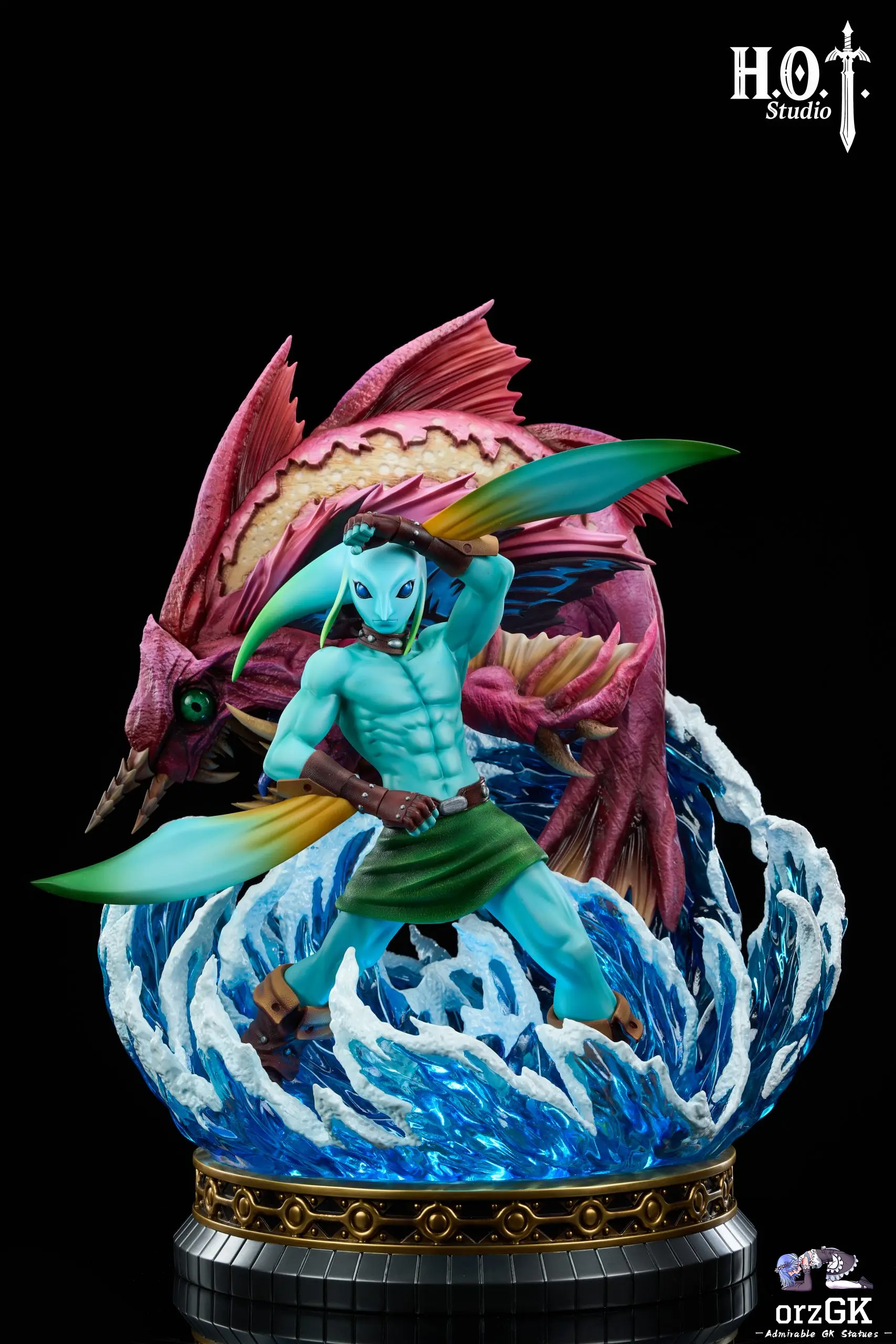 HOT Studio - Link Zora Form Link Figure The Legend of Zelda - OrzGK