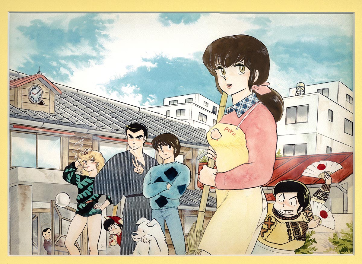 めぞん一刻 高橋留美子描き下ろし 1987年度 壁掛けB2カレンダー めぞん