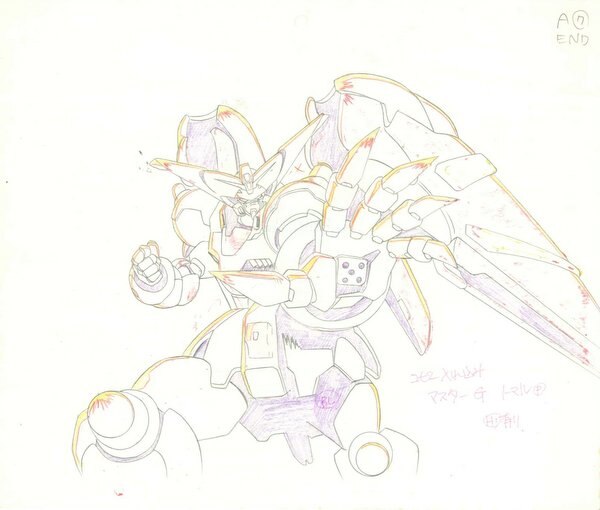 機動武闘伝Gガンダム マスターガンダム セル画