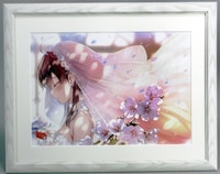 豪華客船で恋は始まる 複製原画 水上ルイ 蓮川愛 額サイズ約30×22cm