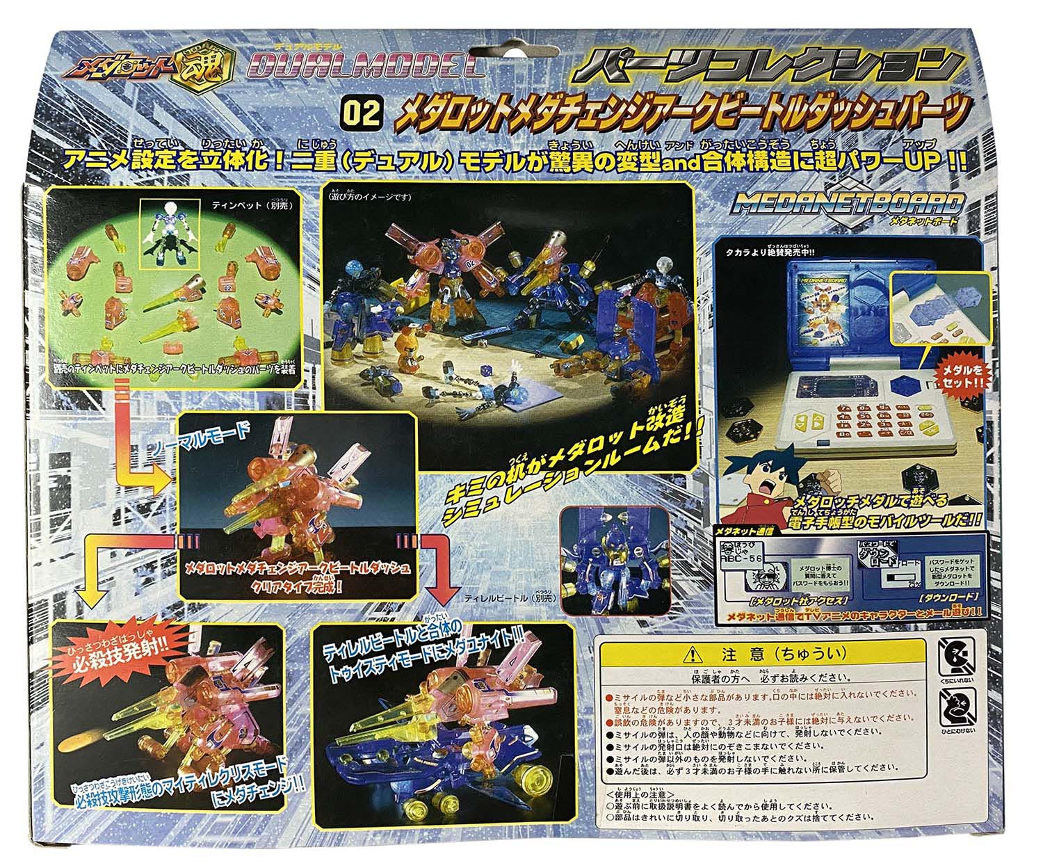 タカラ デュアルモデル パーツコレクション 02 メダロットメダチェンジ