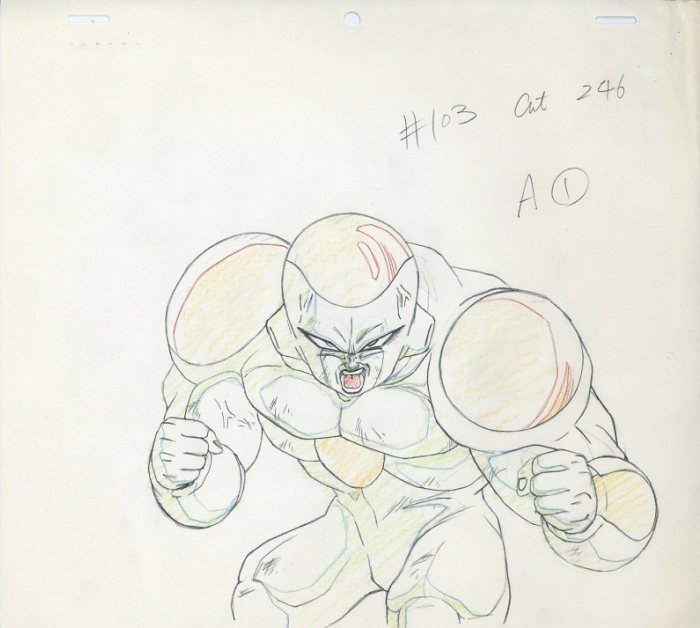 ドラゴンボールZ 原画 フリーザ