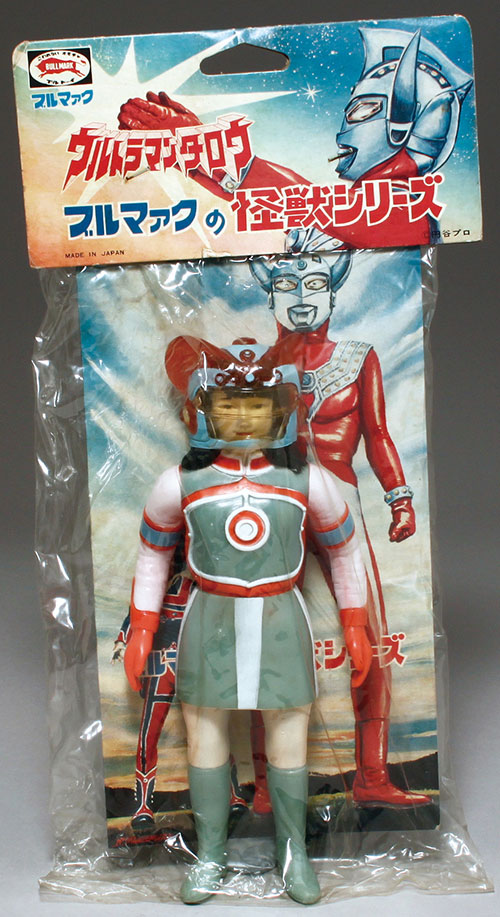 ブルマァク ウルトラマンタロウ ZAT女性隊員 ソフビ 袋入り