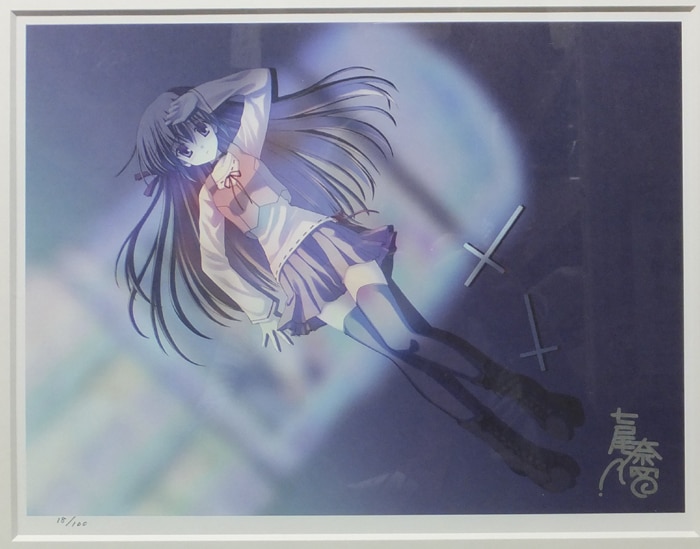 保証書有】七尾奈留 先生 K-BOOKSジークレー 直筆サイン入り複製原画