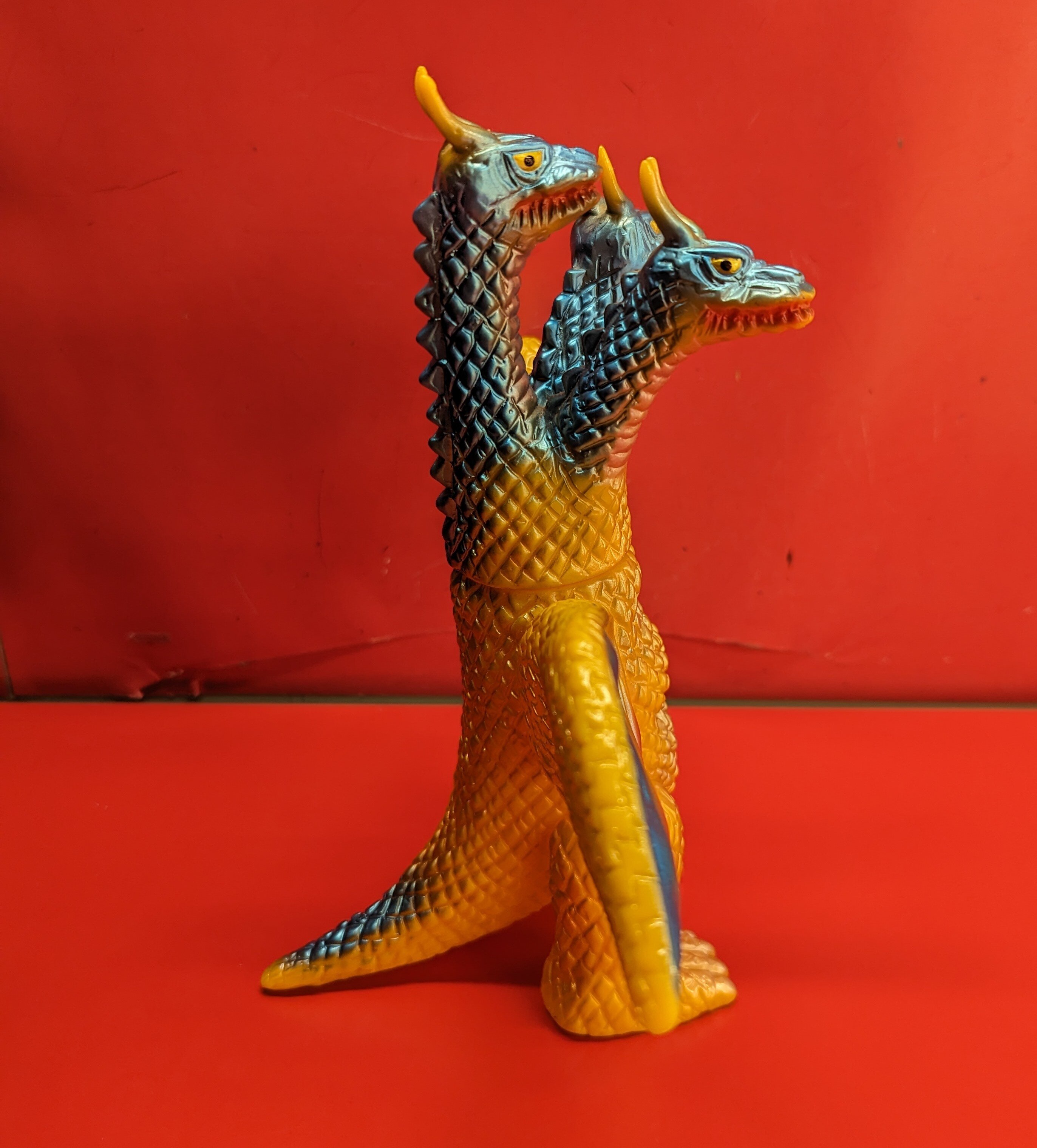 M1号 世紀の大怪獣ブルマァクの怪獣シリーズ キングギドラ(黄)/2004