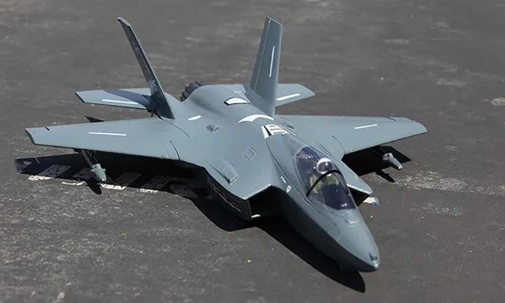 QTModel F35 517mm Wingspan EPO 50mm EDF Jet Fighter RC Airplane
