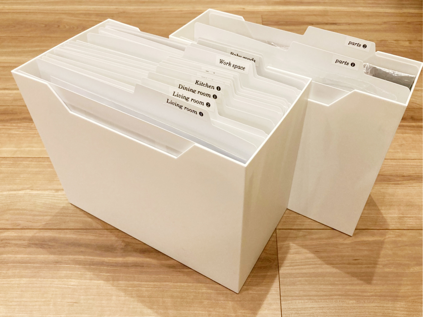 取扱説明書の保管！ニトリの便利グッズで一目で判断できる収納テクを