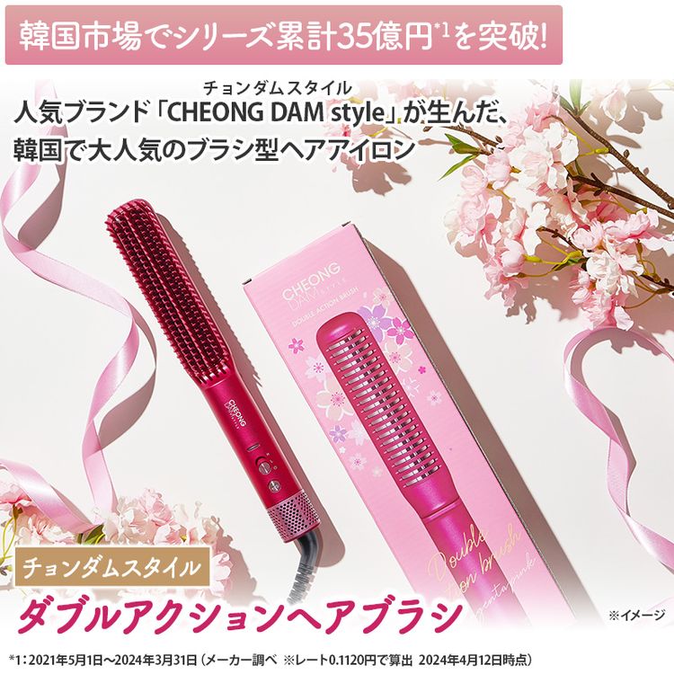 チョンダムスタイル ダブルアクションヘアブラシ | 日テレポシュレ本店