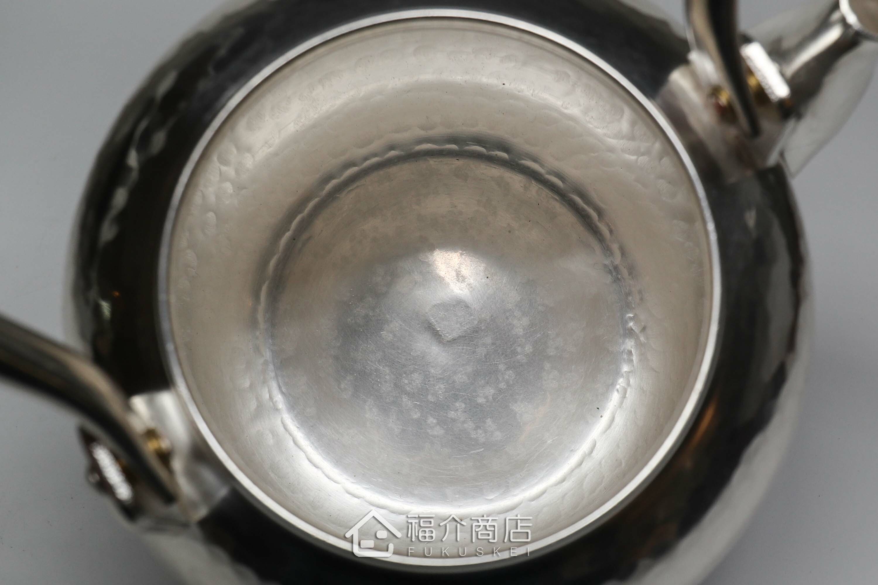 福介商店｜【秀峰堂】銀瓶鎚目湯沸1L
