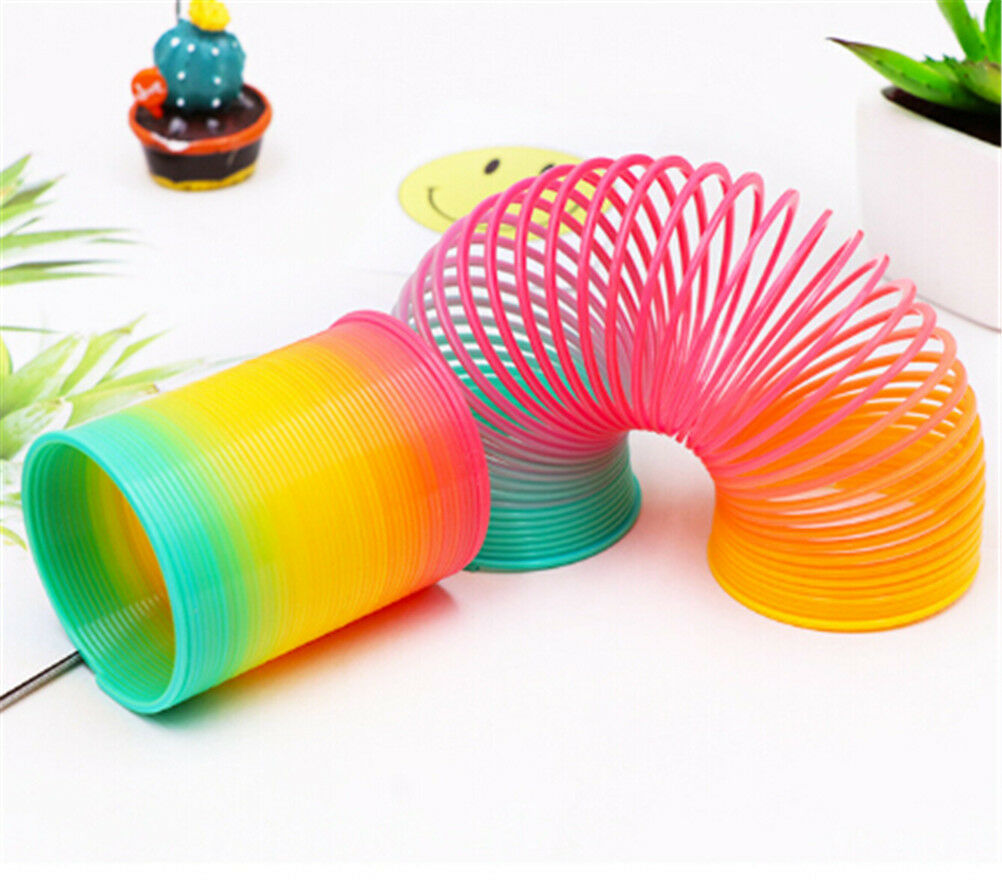 プラスチックのレインボーサークル折りたたみコイルカラフルな