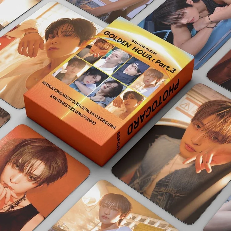 Ateez Golden Hour Part. 3 Lomo Photo Card 55 Sheets