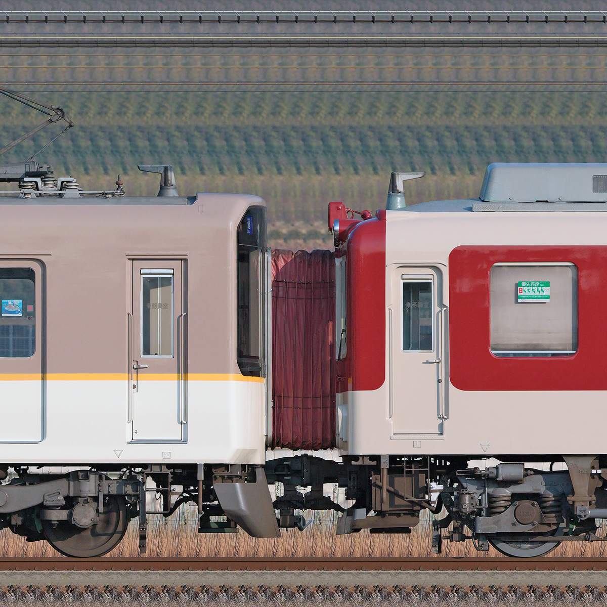 近鉄9020系EW51・9051編成＋2610系X19・2619編成（南側）｜RailFile.jp