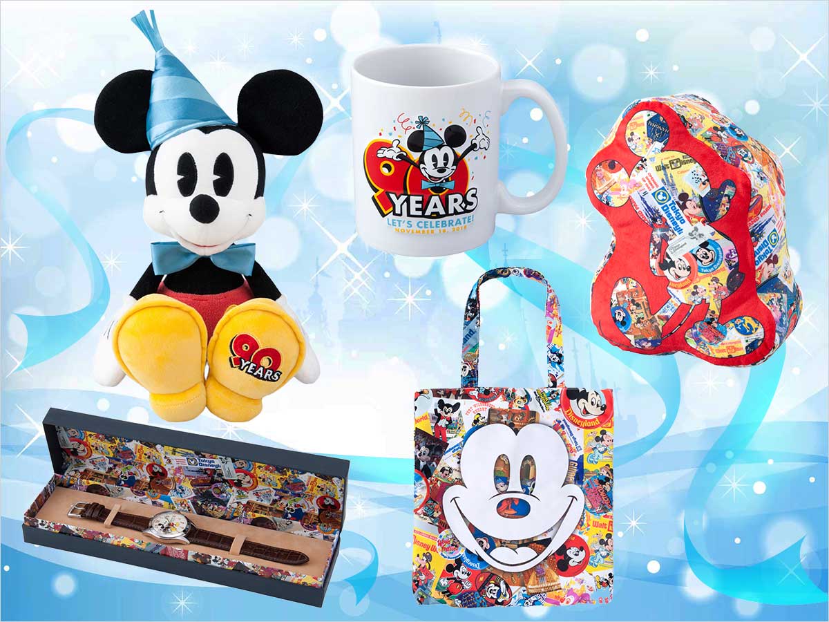 ミッキーマウス スクリーンデビュー90周年!記念グッズが10月18日から