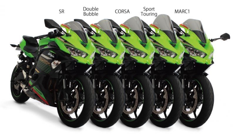 Webike | ZEROGRAVITY ゼログラビティ スクリーン【ダブルバブル】 ZX