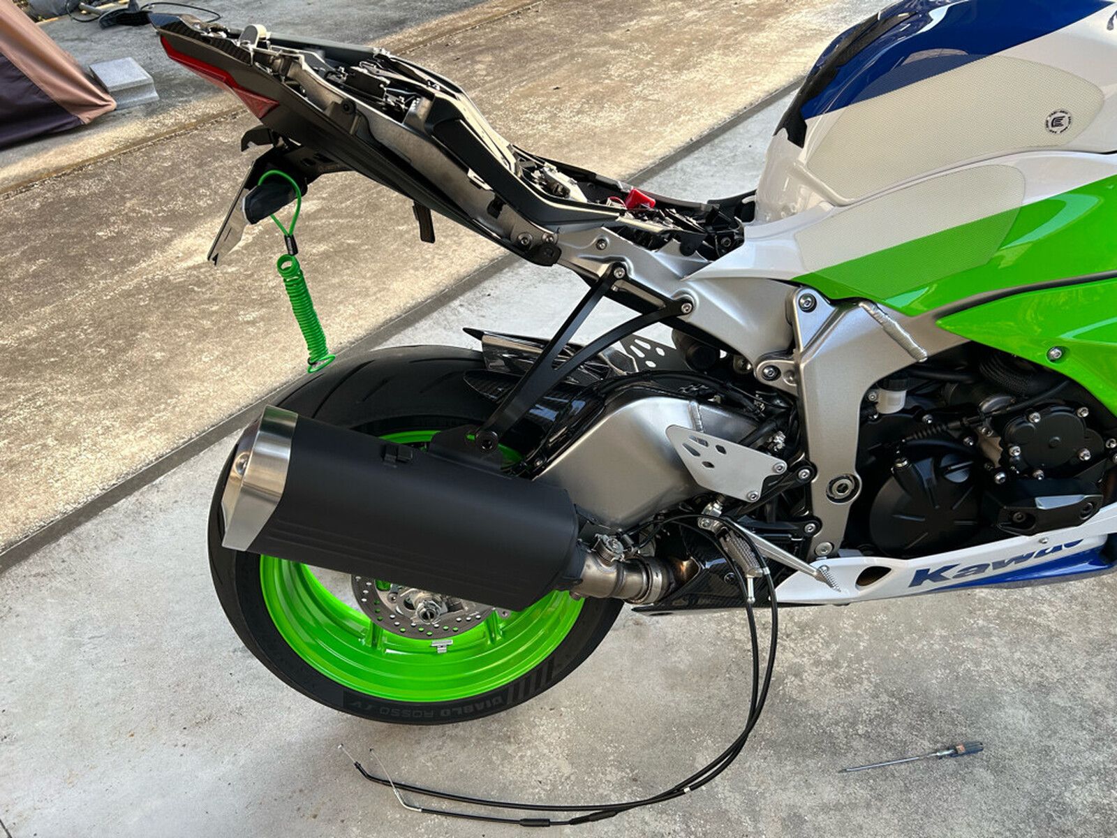 KAWASAKI ZX-6R「サーボモーター撤去」 | ウェビックコミュニティ