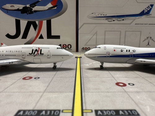 BB4-741-003 ANA 全日空Boeing 747-100SR JA8152 BigBird400 1:400