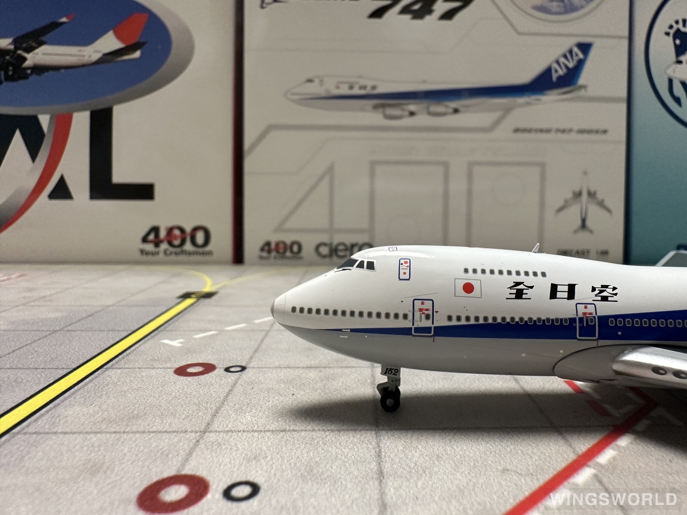 Big Bird 1:400 Boeing 747-100 ANA 全日空BB4-741-003 JA8152 的点评