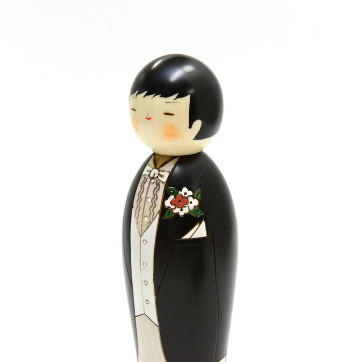 ご結婚こけし ウェディングセット (ゴケッコンコケシ ウェディング