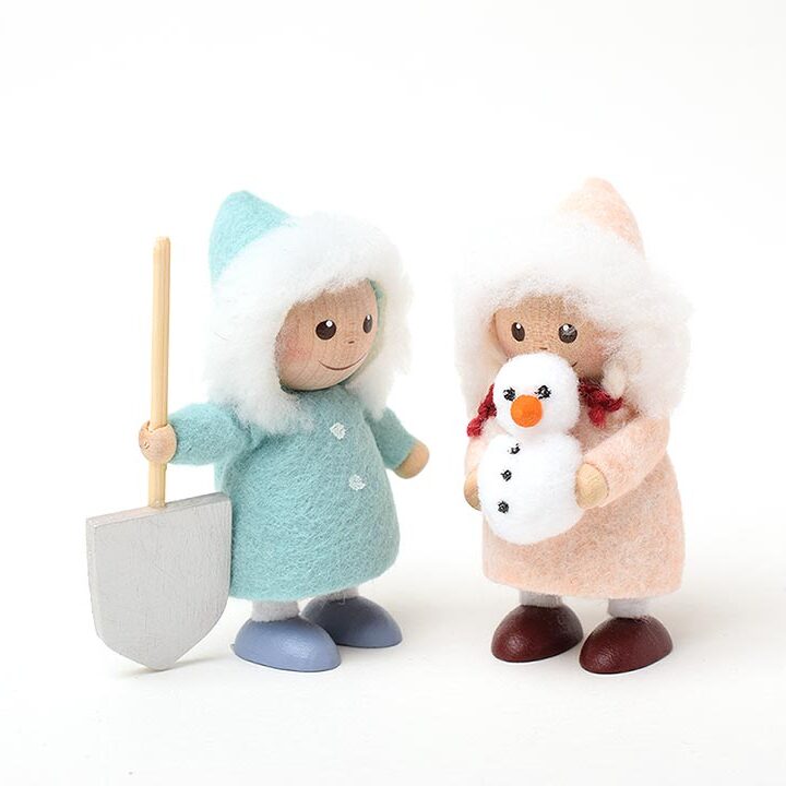 ノルディカニッセ 雪だるまを持った女の子 星に願いを (ノルディカ