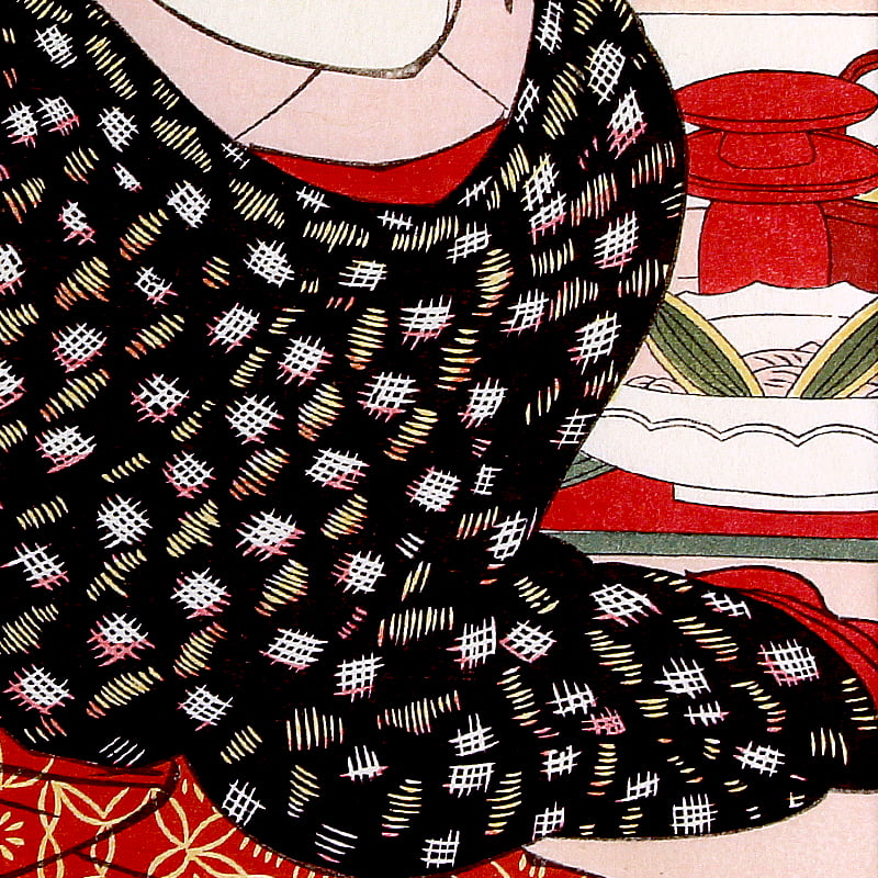 喜多川歌麿 浮世絵春画「歌まくら・料亭の二階」｜浮世絵工房