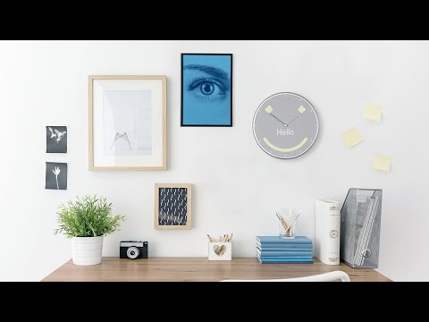 IoTクロック Glance Clock シルバー GC-US-SLV-01 【処分品の為、外装