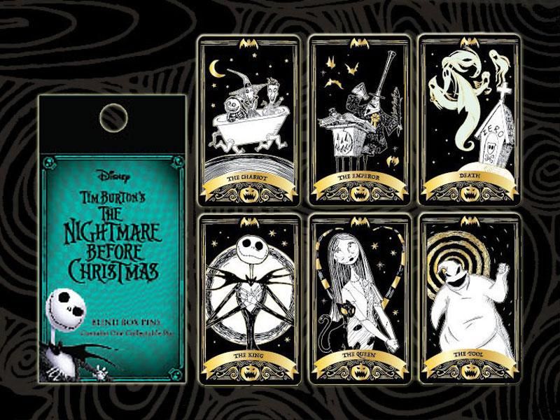 ナイトメアービフォアクリスマス 金箔タロットカードデザイン