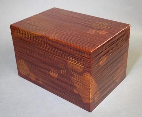 二代鈴木表朔造 一閑塗 金箔散らし 利休形茶箱 - 茶道具 小西康 WEBSHOP