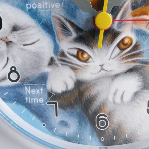 猫のダヤン 目覚まし時計【なまけものの木】 - 猫雑貨・猫グッズ 猫的
