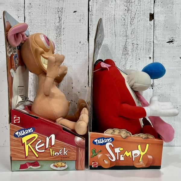 1992 マテル レン＆スティンピー ぬいぐるみセット
