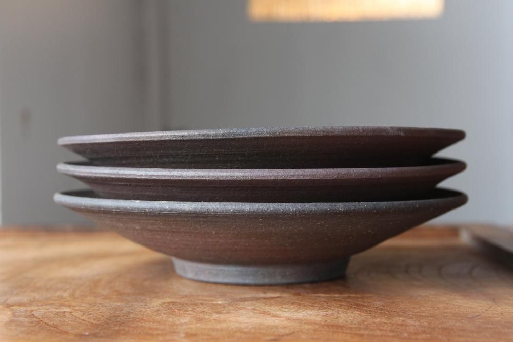 □松村英治：焼き締め八寸皿 - うつわ屋Living&Tableware オンライン