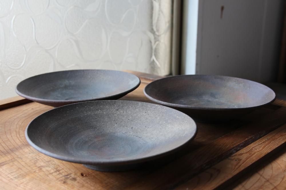 □松村英治：焼き締め八寸皿 - うつわ屋Living&Tableware オンライン