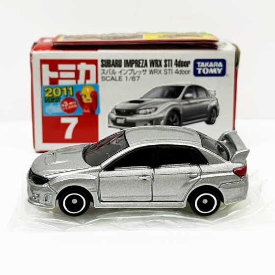 トミカ 7 スバル インプレッサ WRX STI 4door（新車シール付）