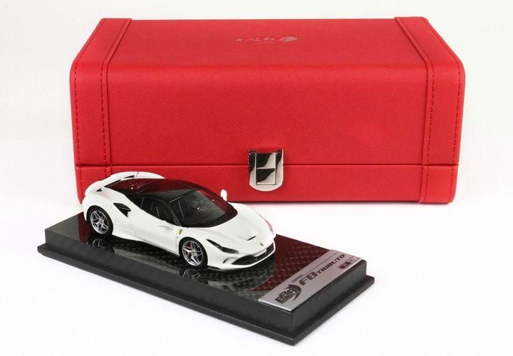 1/43 BBR Ferrari F8 Tributo white Avus - 【MR BBR MakeUp LOOKSMART