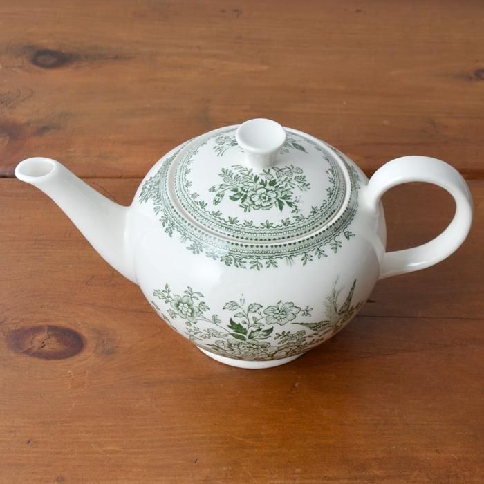 イギリス食器 Burleigh グリーンアジアティックフェザンツ