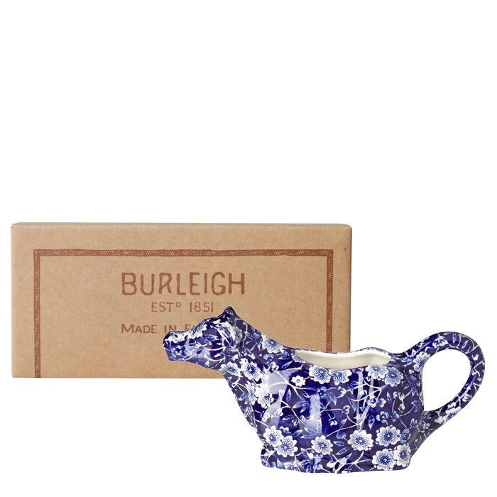 イギリス食器 Burleigh ブルーキャリコ カウクリーマー｜バーレイ正規