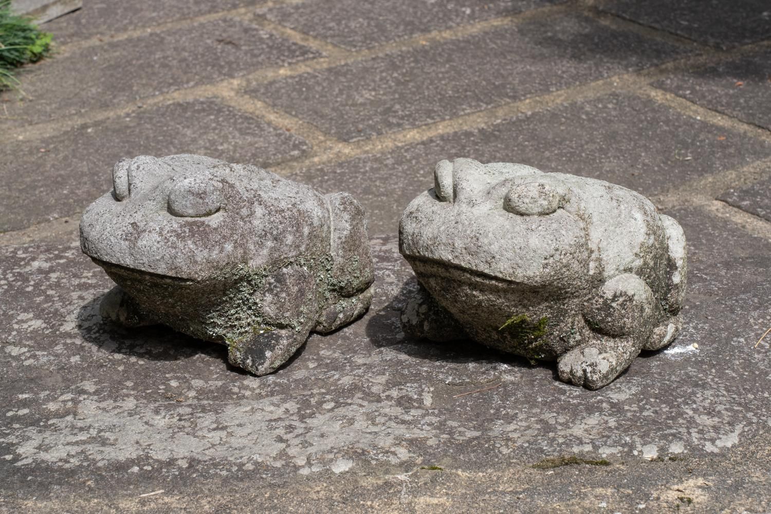 岡崎産御影石製、カエル | Frog
