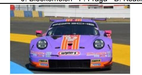 スパーク S7988 1/43 Porsche 911 RSR No.57 Team Project 1 - 24H Le