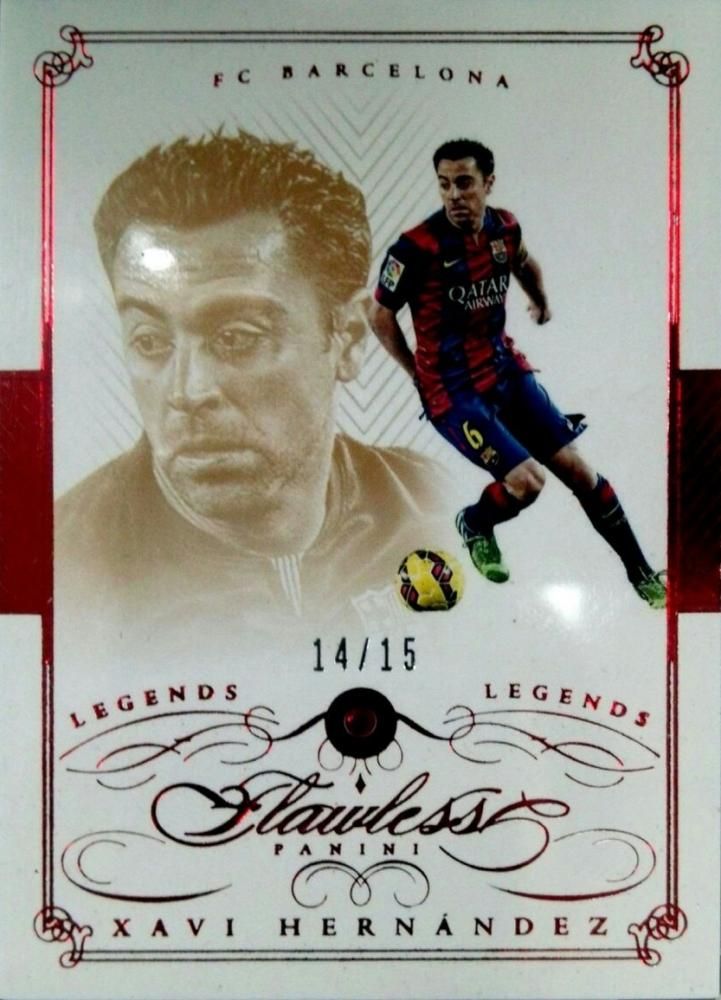 2016 Panini Flawless Base Ruby Xavi Hernandez【15枚限定】ミント