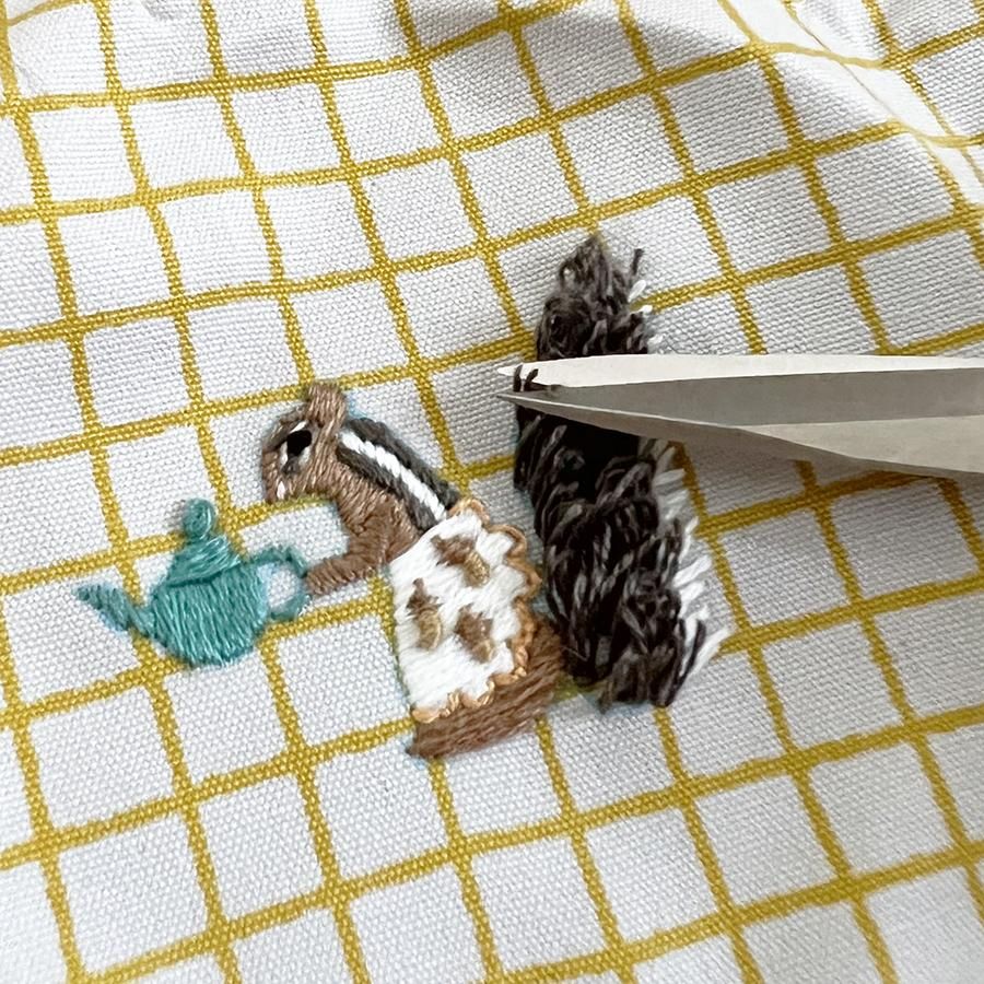 ポットマットが作れる刺繍キットの通販 | リスちゃんのポットマット
