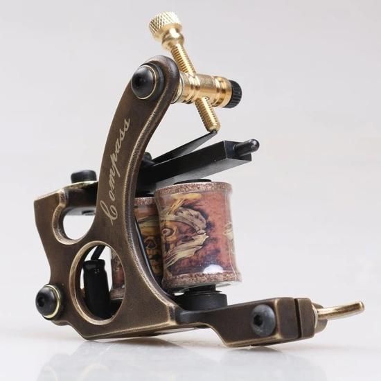 DH Compass Tattoo Machines Brass Wrap Coil ブラス コイルマシン 2種