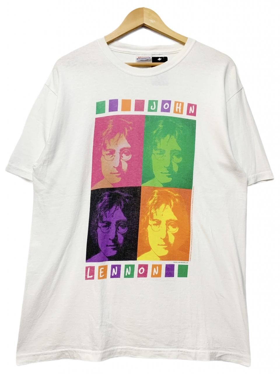 04年 JOHN LENNON Photo Print S/S Tee 白 M 00s ジョンレノン 半袖 T