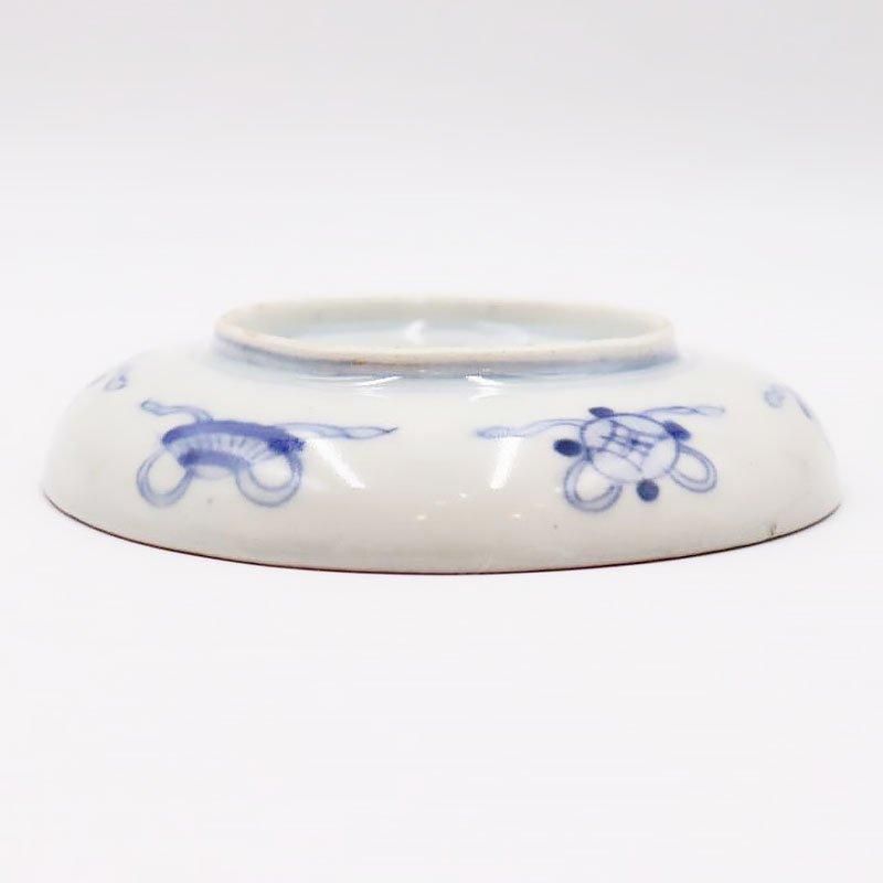 明治・大正時代の伊万里焼（古伊万里） 青い模様の食器セット o0114o9