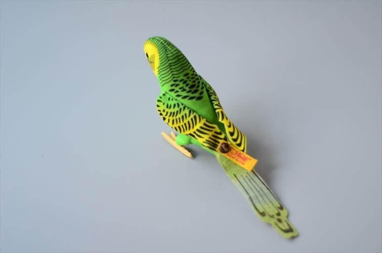 ドイツ製ヴィンテージセキセイインコぬいぐるみ希少