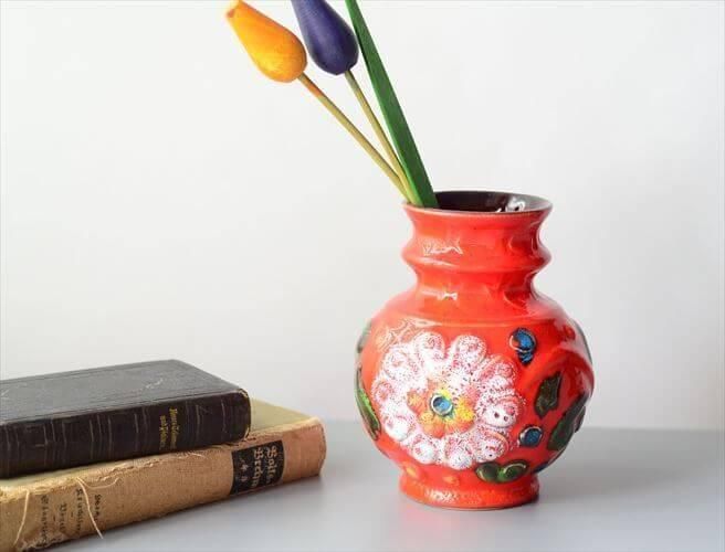 ドイツ製ヴィンテージ 花瓶 芸術性高い逸品
